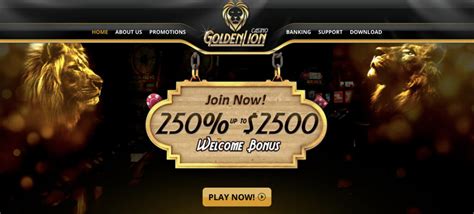 golden lion casino login
